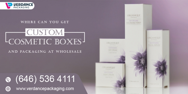 Where can you get custom cosmetic boxes and packaging at wholesale
